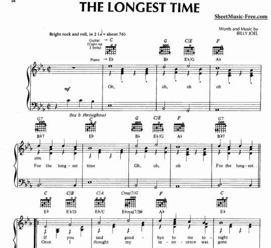 billy-joel-for-the-longest-time-free-sheet-music-pdf-for-piano-the