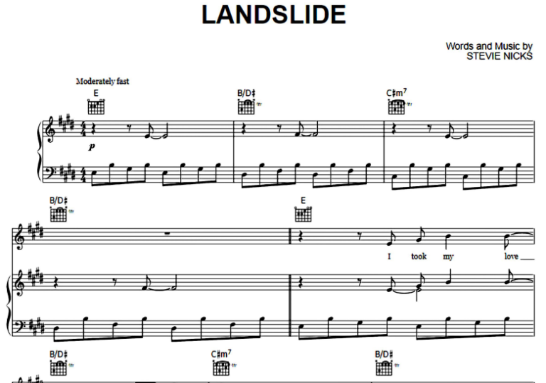 fleetwood mac landslide song free download