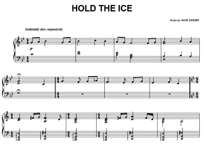 Hans Zimmer Hold The Ice