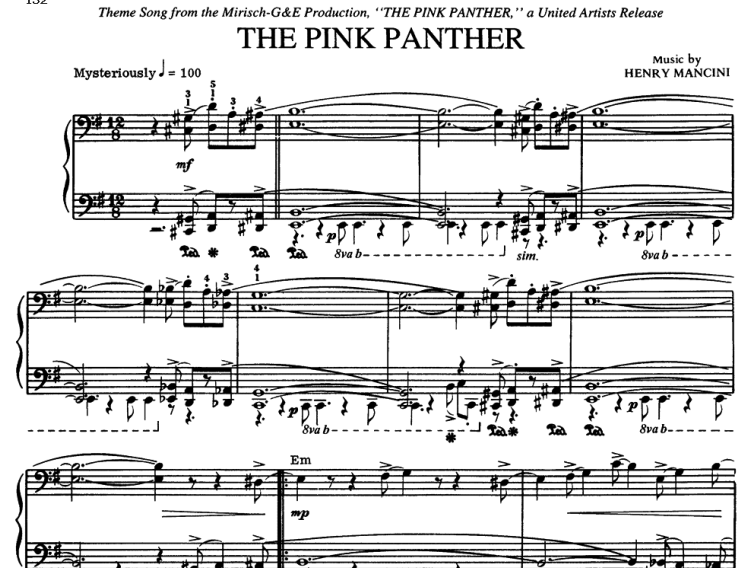 Henry Mancini Pink Panther 2