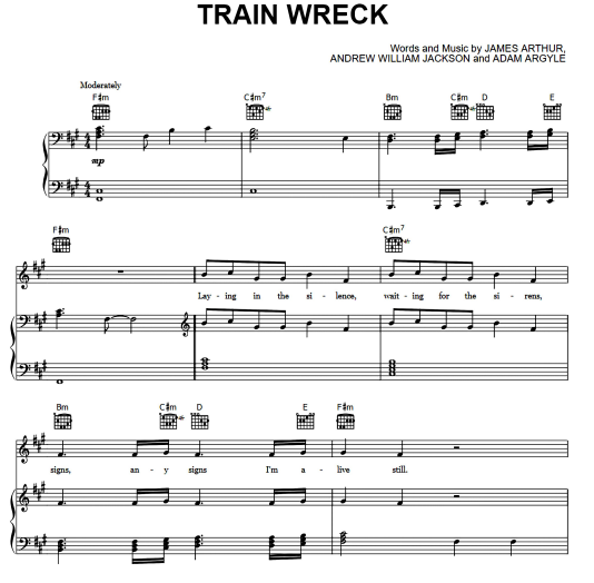 James Arthur Train wreck 1