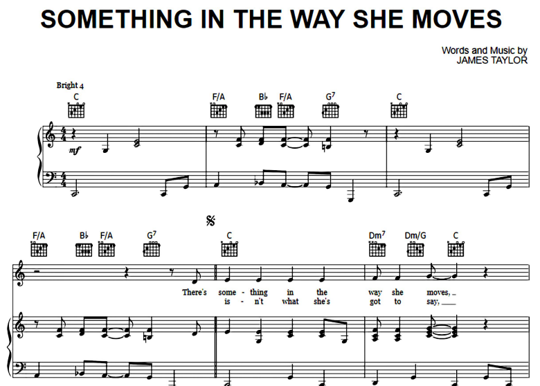 James Taylor Something In The Way She Moves 1