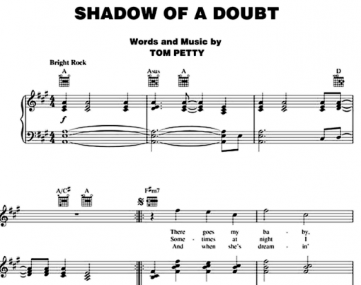 how to play shadow of a doubt tom petty