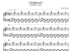 Yann Tiersen-Childhood Free Sheet Music PDF for Piano 2 Yann Tiersen Childhood
